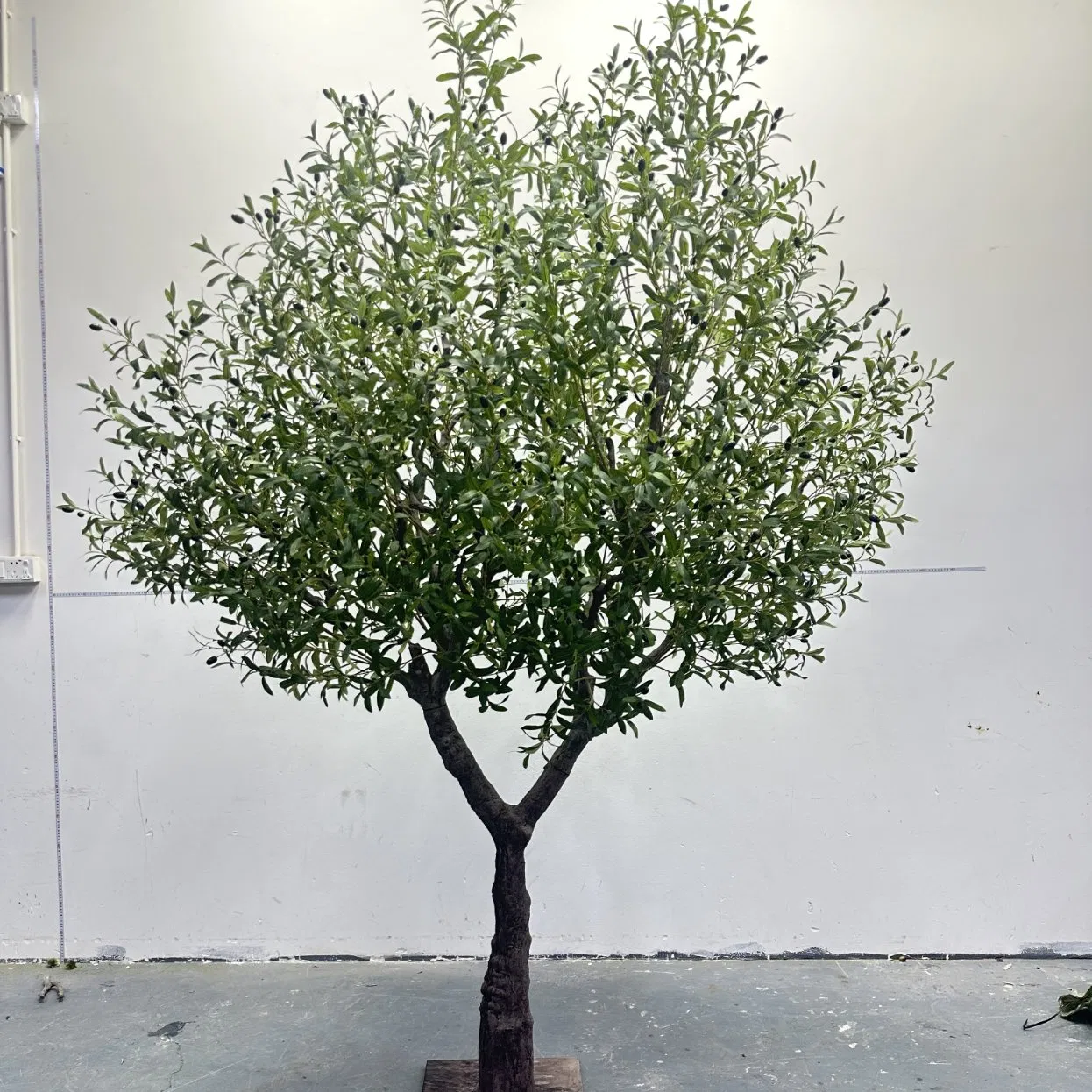 Custom Potted Faux Olive Tree
