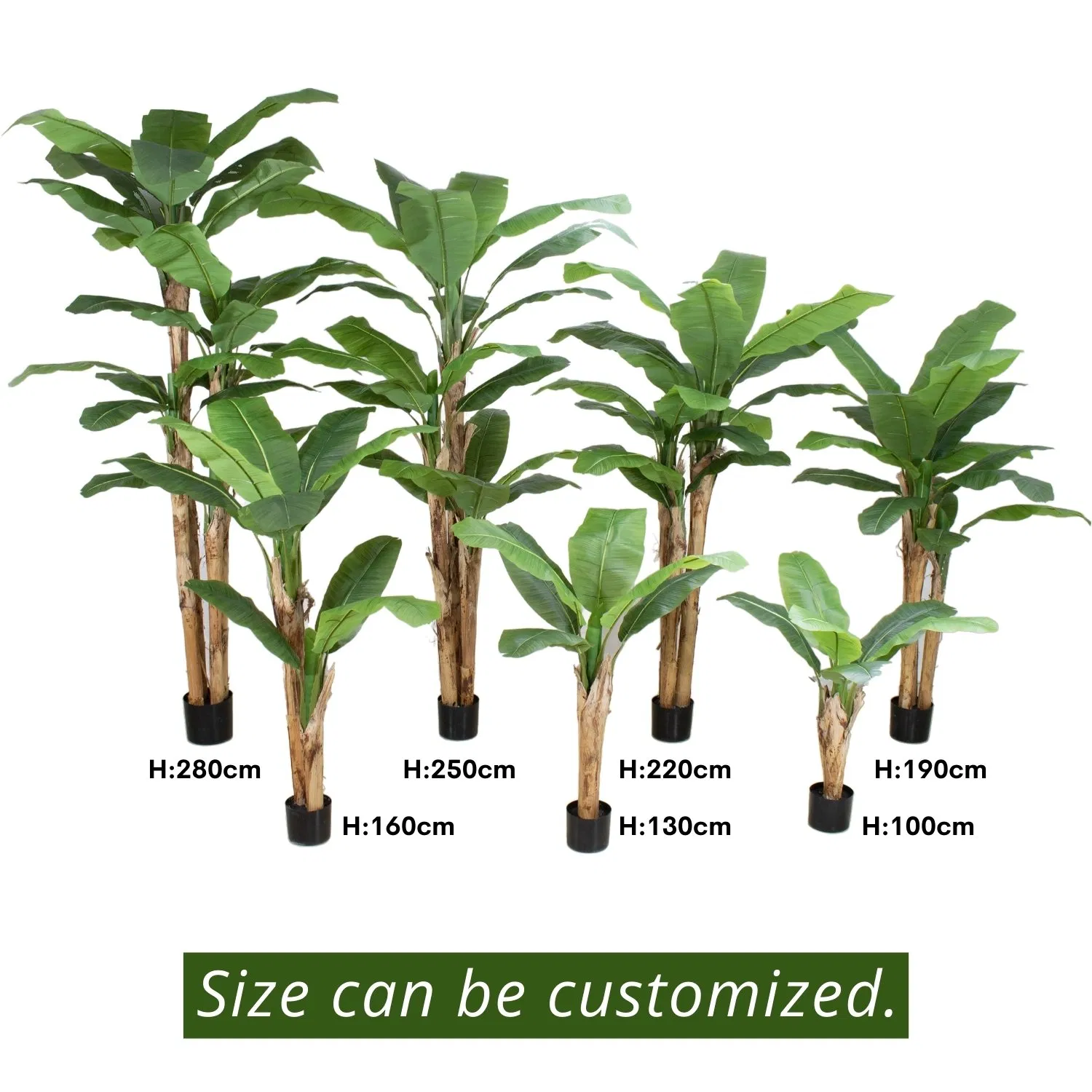 Faux Palm Tree with Real Bark