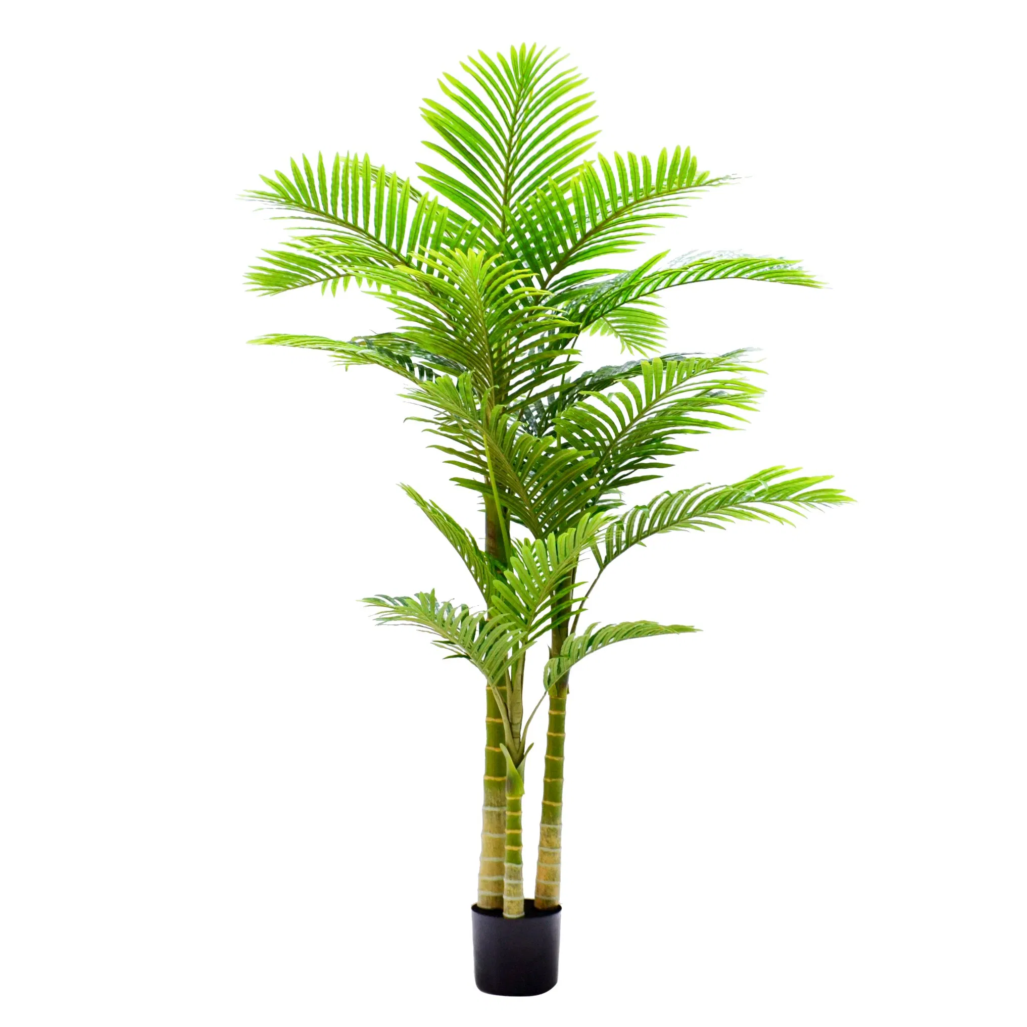Plastic Palm Plant with Pot