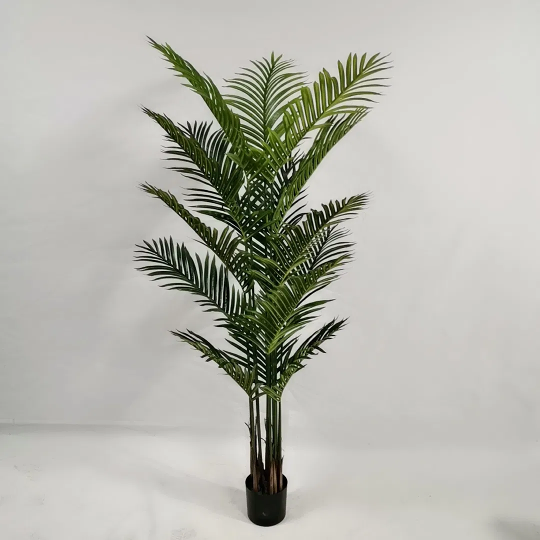 Plastic Palm Tree Counter Plant