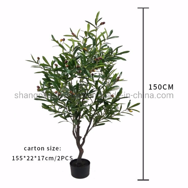 Potted Artificial Olive Tree