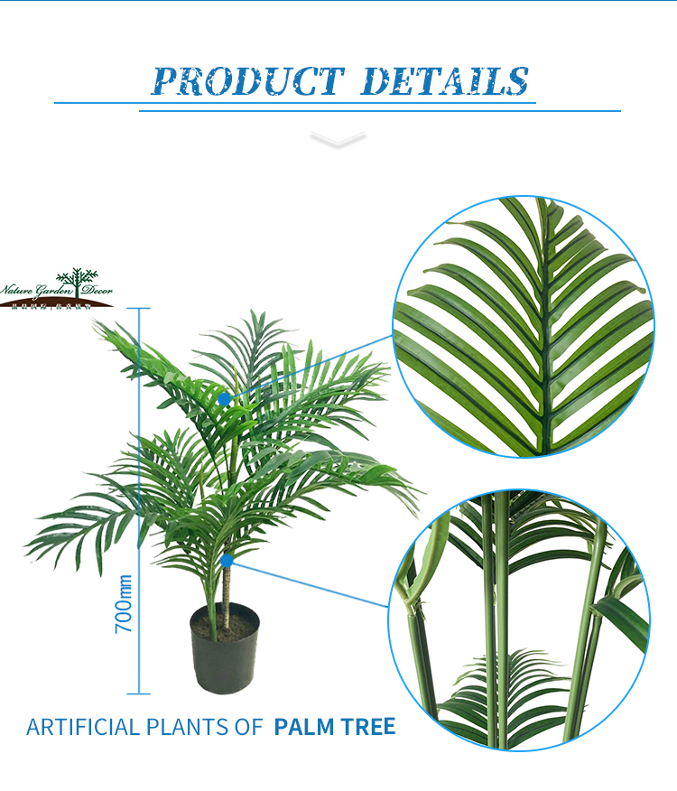 Tropical Countertop Palm Plant