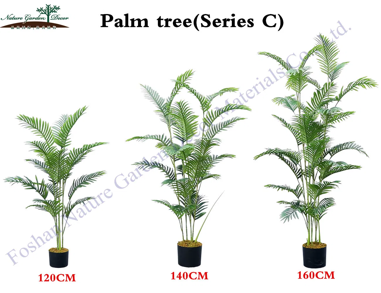 Tropical Countertop Palm Plant