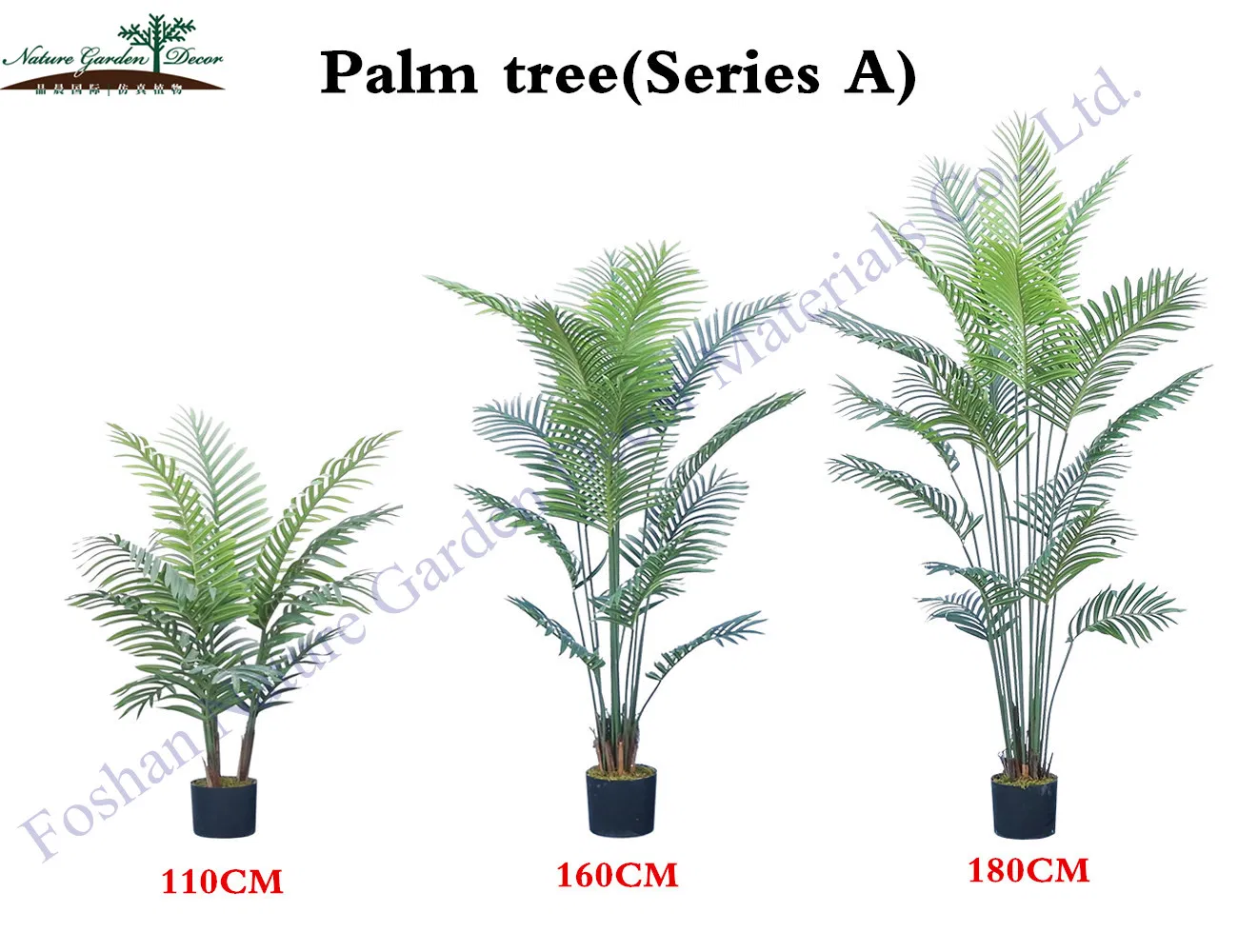 Tropical Countertop Palm Plant