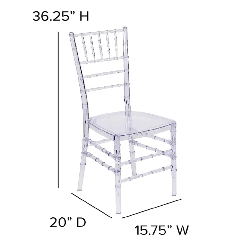 Clear Acrylic Wedding Chair