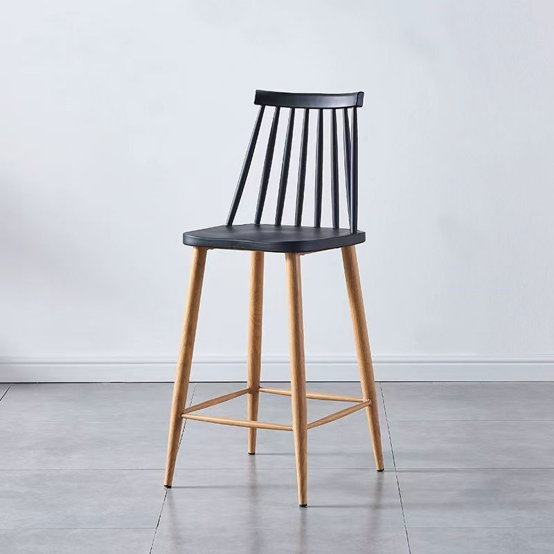 Ergonomic Wood Accent Bar Chair