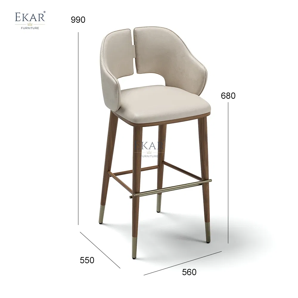 Luxury Wood Bar Stool