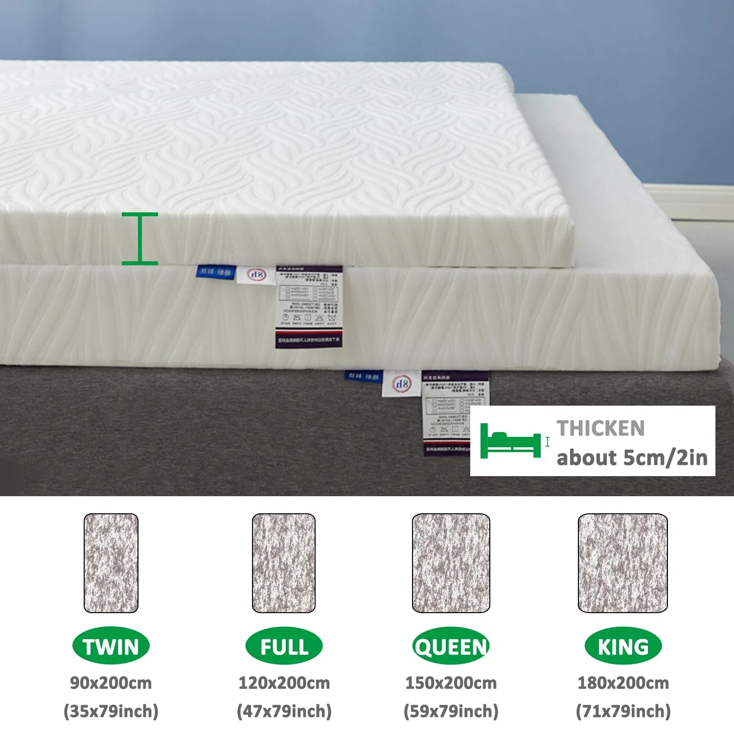 King Size Folding Foam Mattress