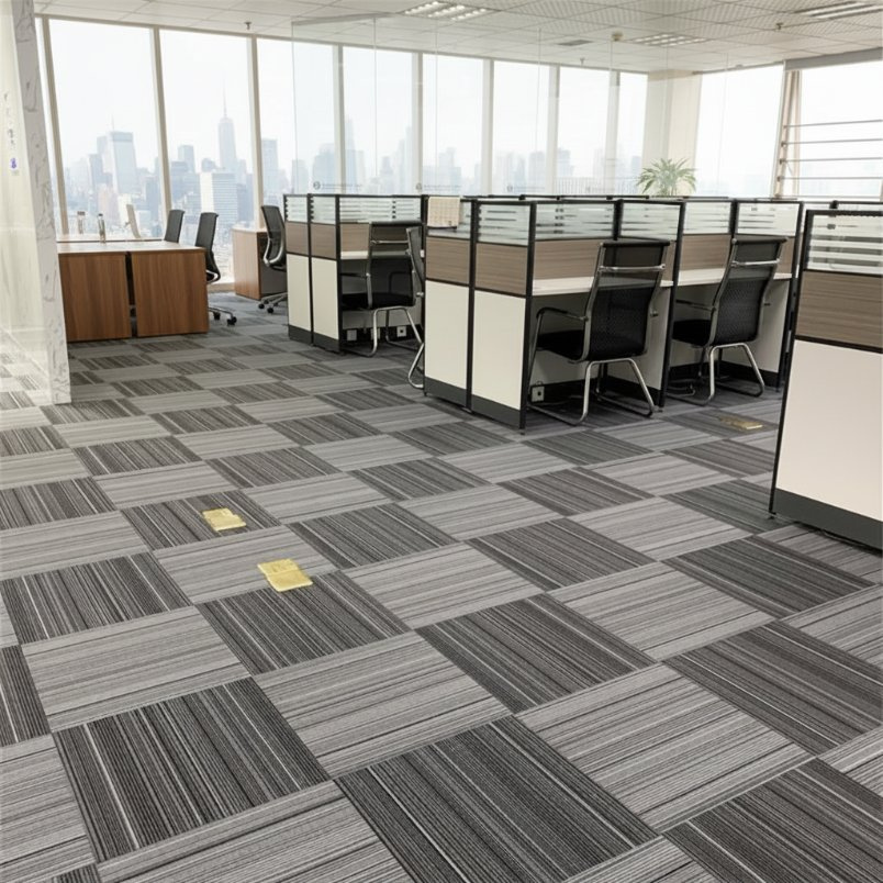 Machine Tufted Square Carpet Tile