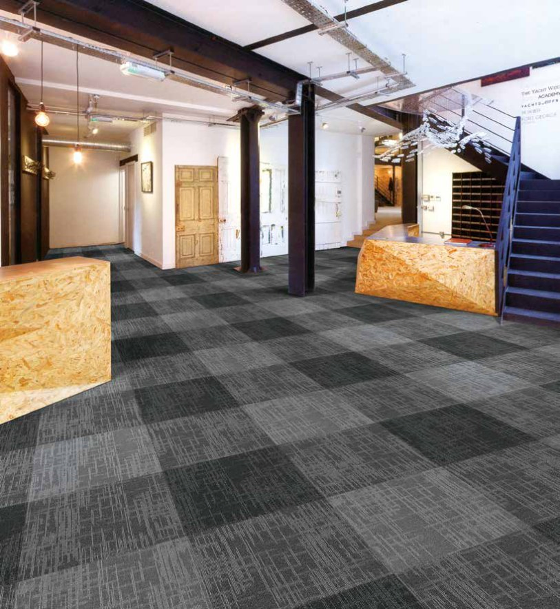 Machine Tufted Square Carpet Tile