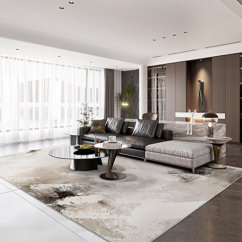 Minimalist Polypropylene Area Rug