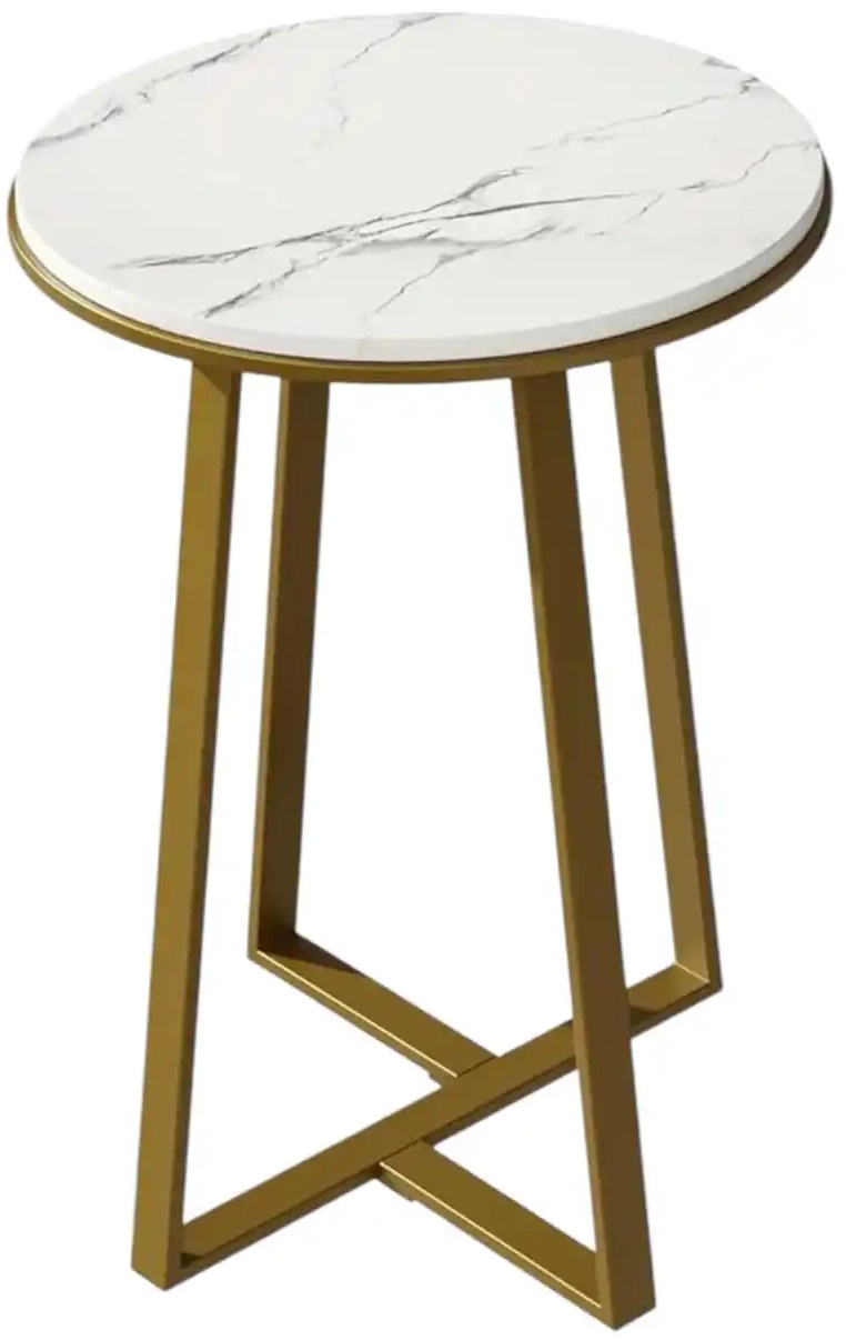Marble Gold Side Table Set