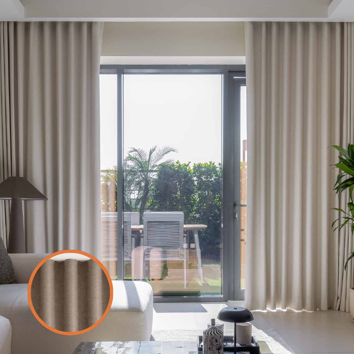 Wave Style Blackout Curtains
