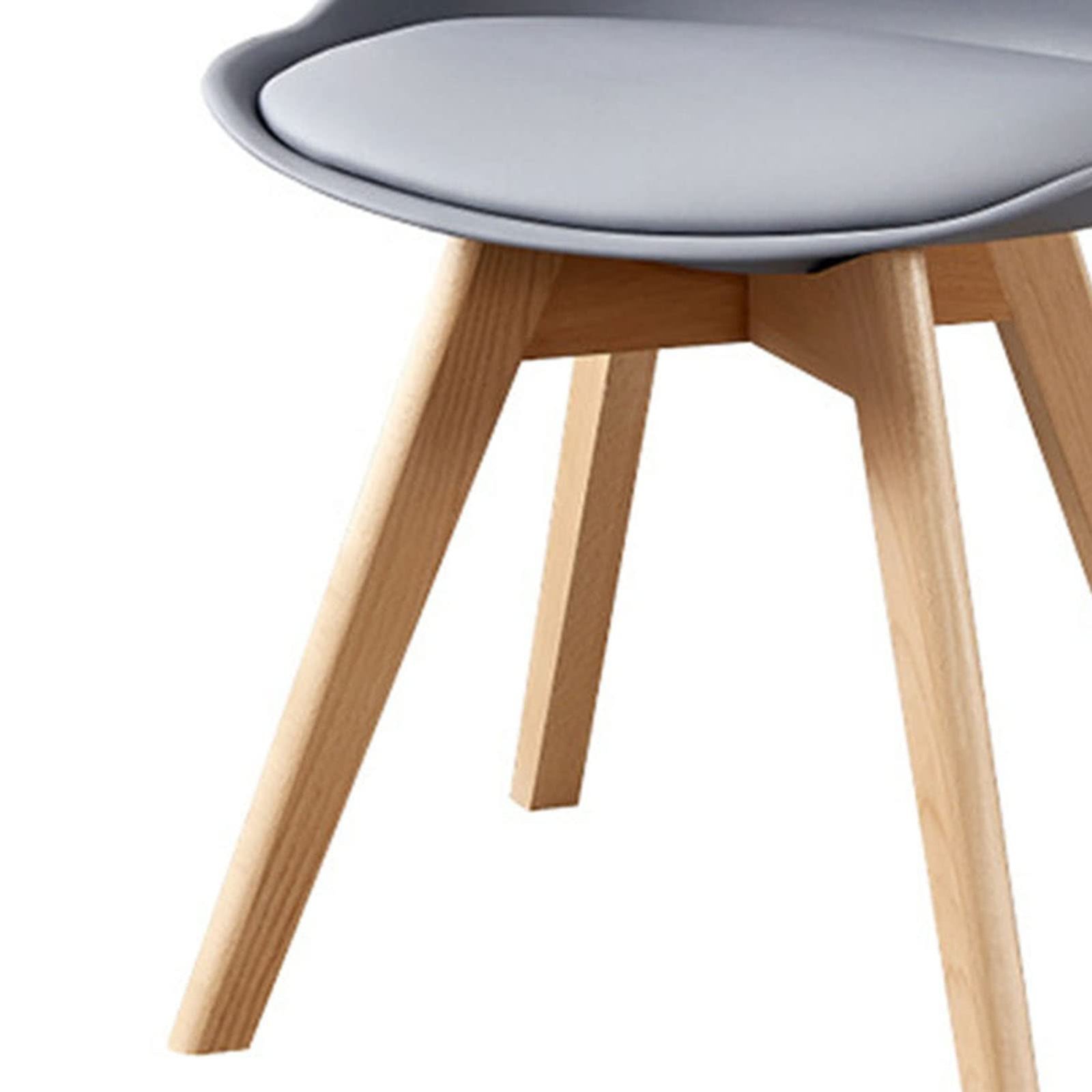 Eames Style Retro Cushion Chair (Grey)