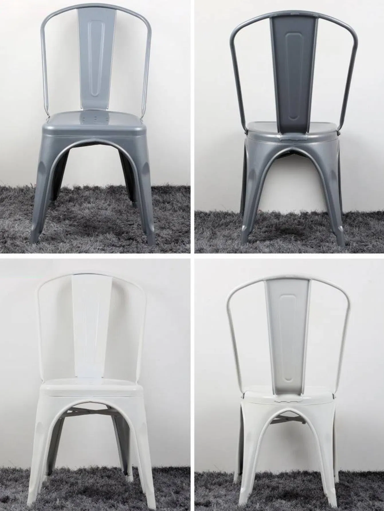 Stackable Steel Dining Chair
