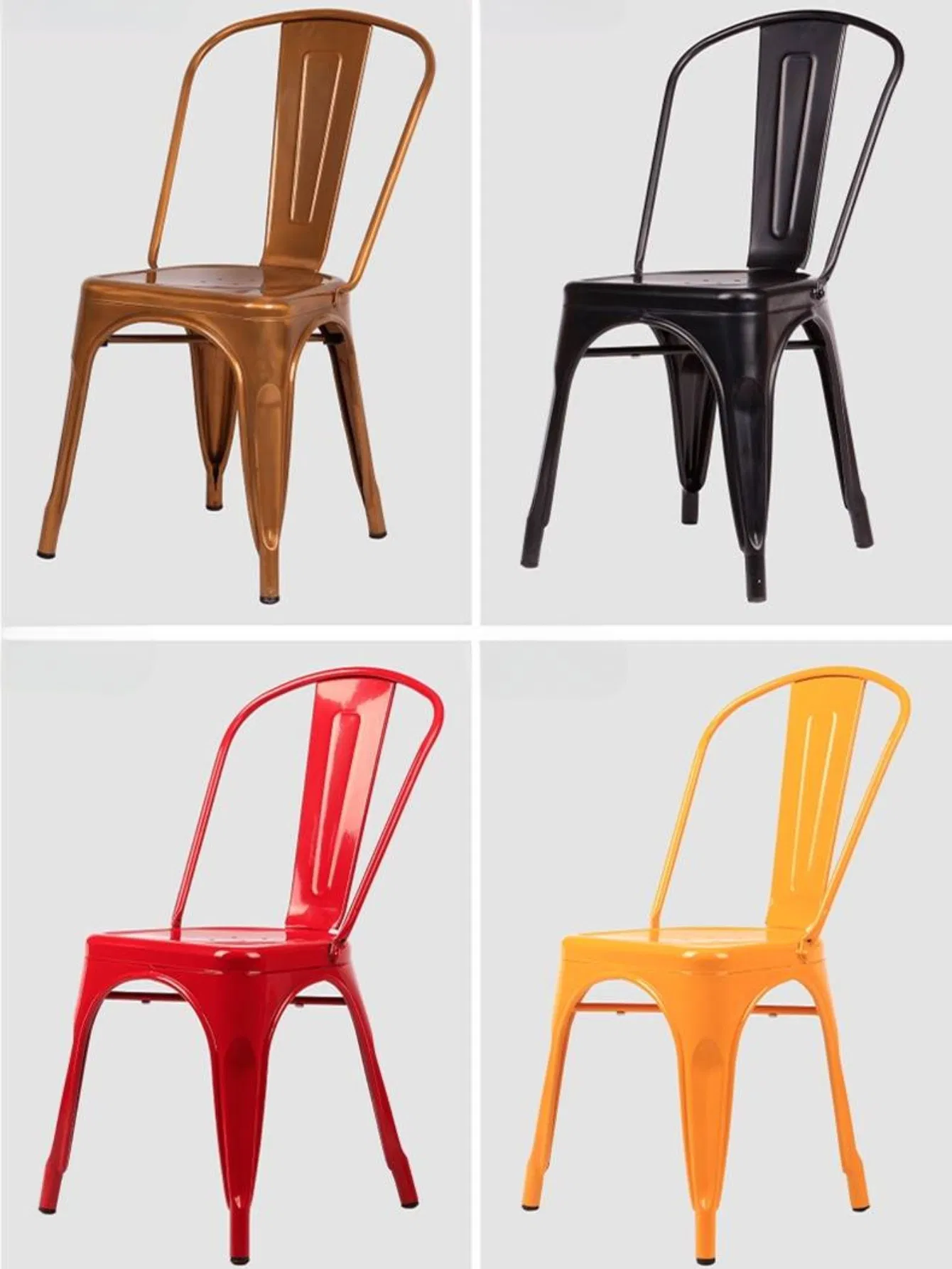 Stackable Steel Dining Chair
