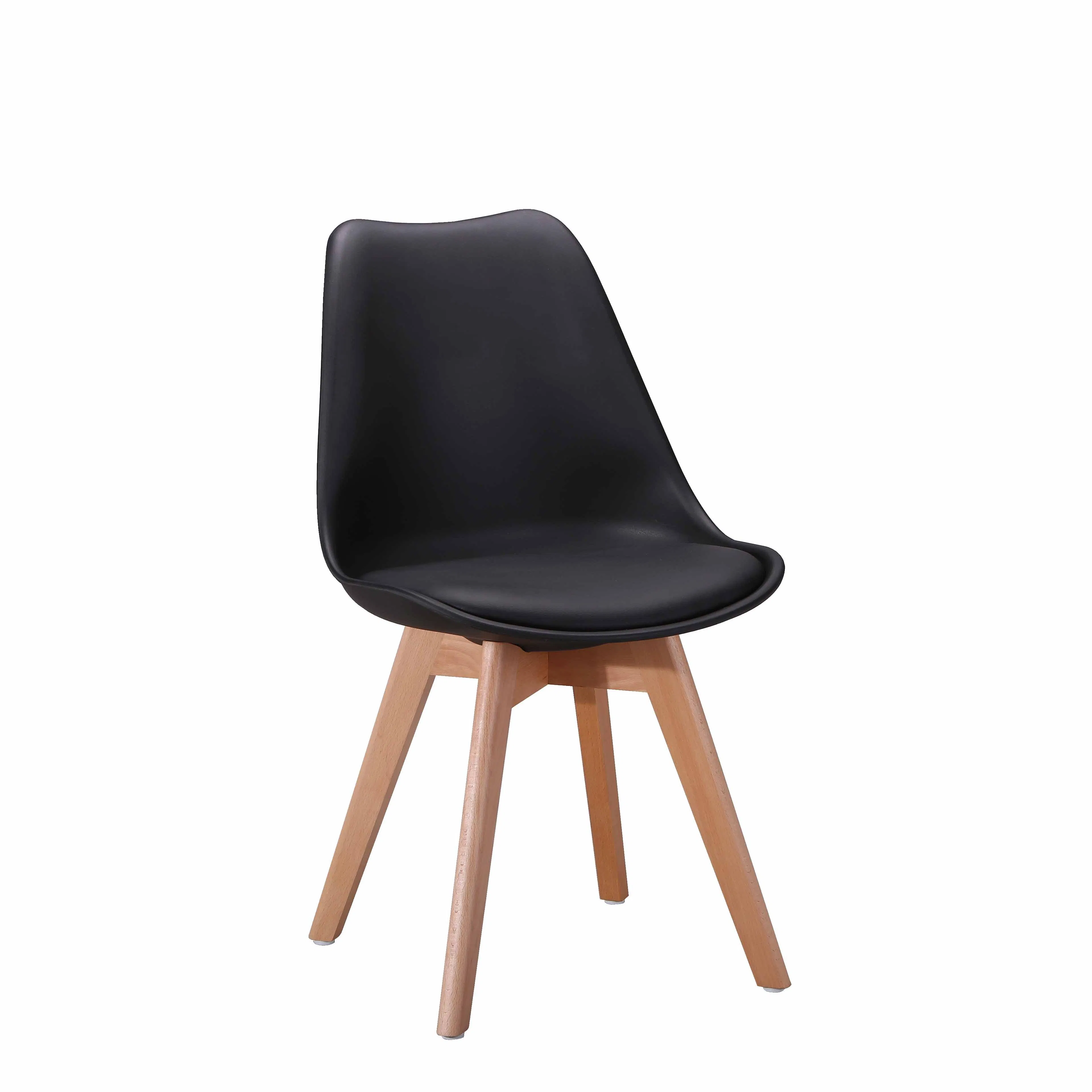 Tulip Plastic Chair with Beech Legs