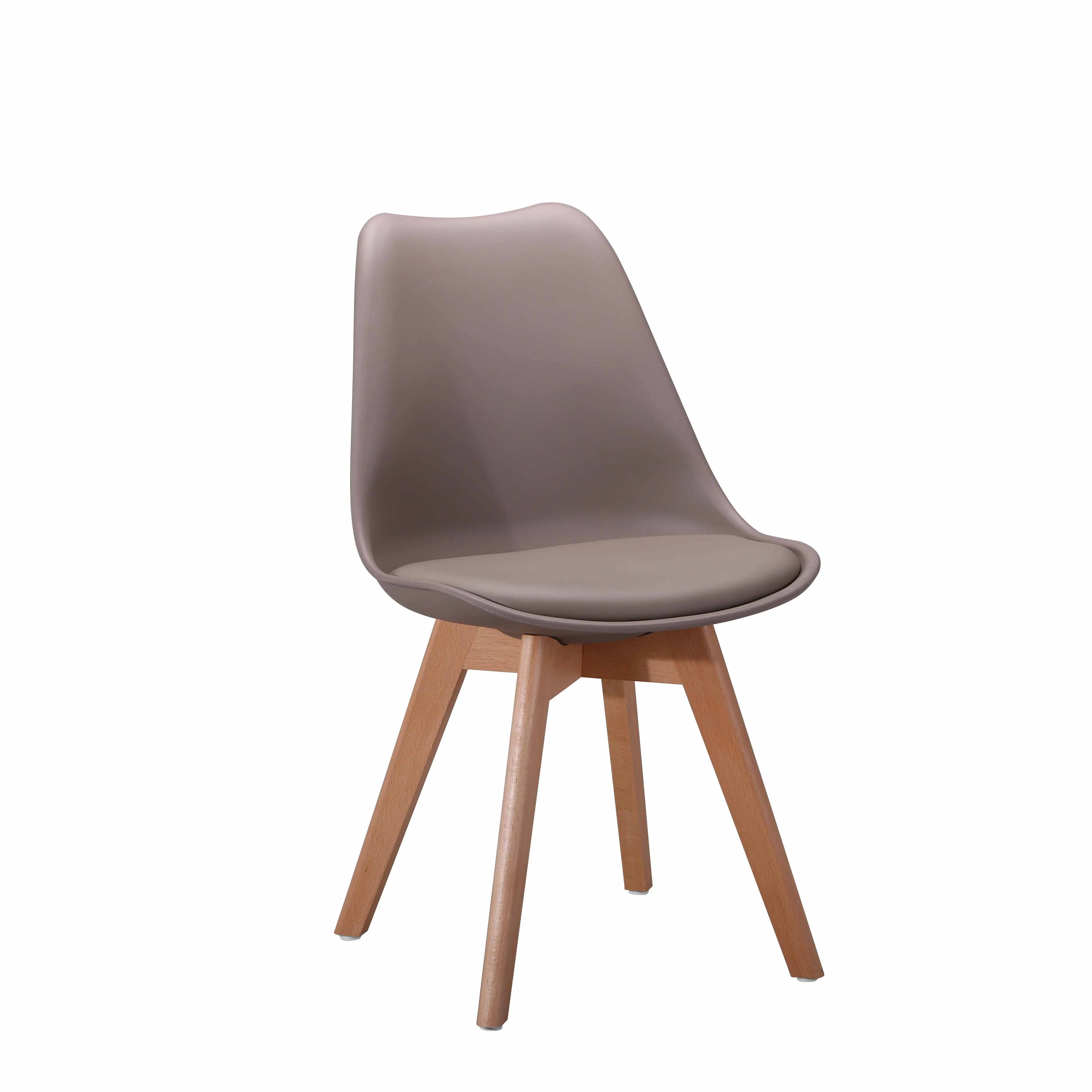 Tulip Plastic Chair with Beech Legs