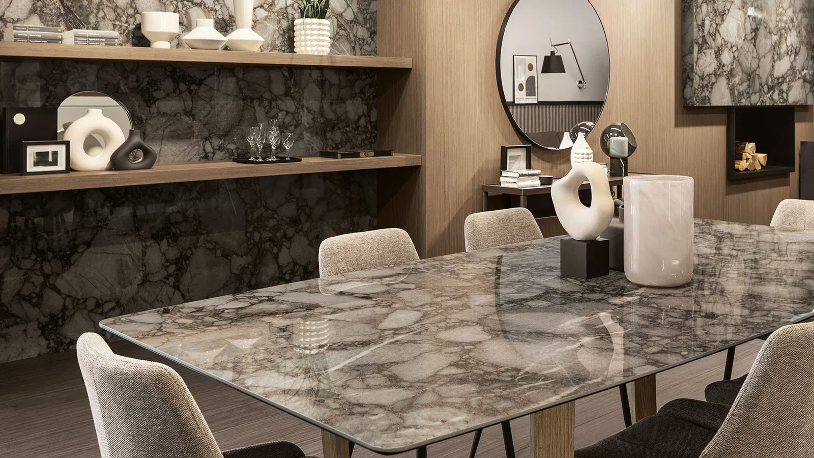 Korean Marble Dining Set