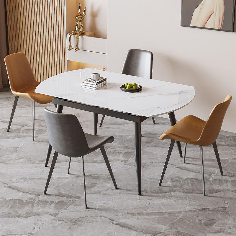 Space Saving Marble Dining Set