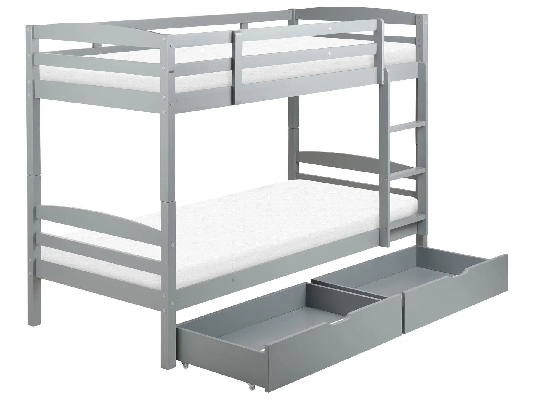 Pine Bunk Bed with Storage