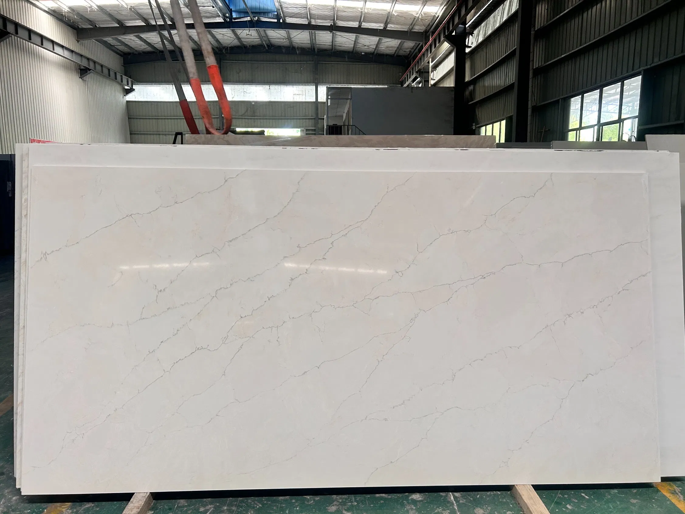 Carrara Look Quartz Stone Slab