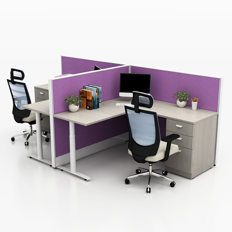 2 Person Modular Workstation Desk