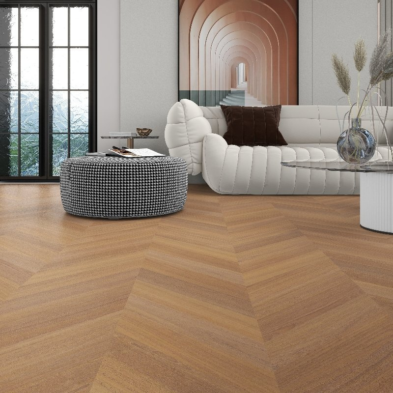 Herringbone White Oak Parquet Floor