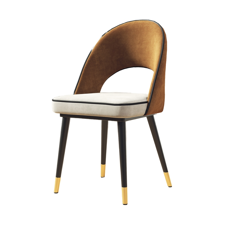 Nordic Velvet Cushion Dining Chair